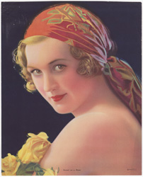 Vintage pin up art and glamourous women prints (1930s-1940s)